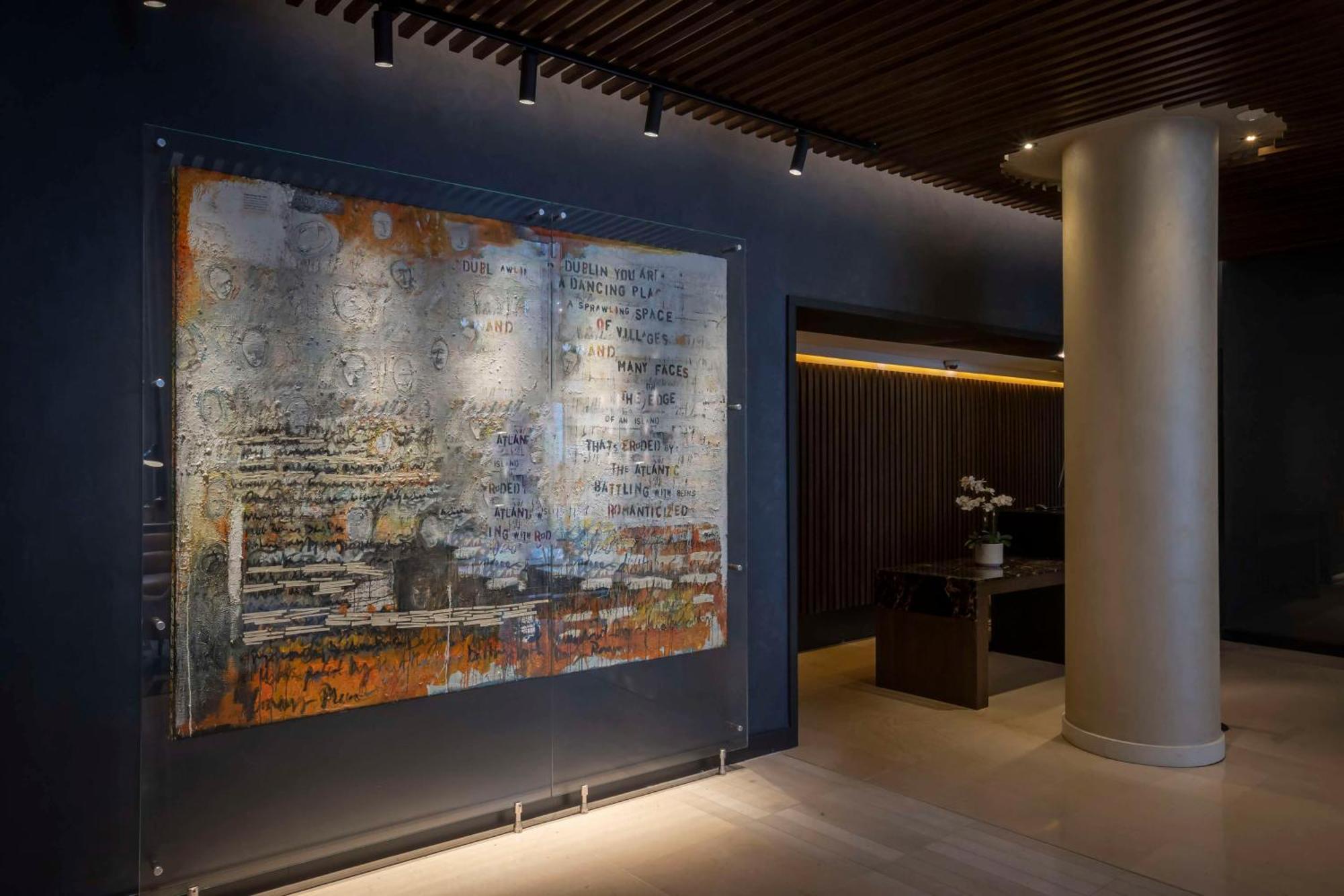 莫里森酒店-希尔顿逸林酒店 都柏林 外观 照片 The lobby of the hotel